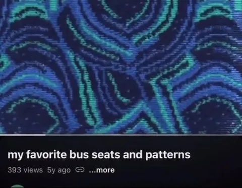 My Favorite Bus Seats and Patterns