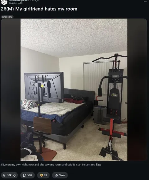 Girlfriend Calls Room a Red Flag