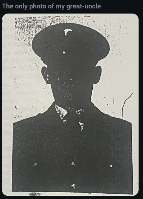 Only Photo of My Great-Uncle