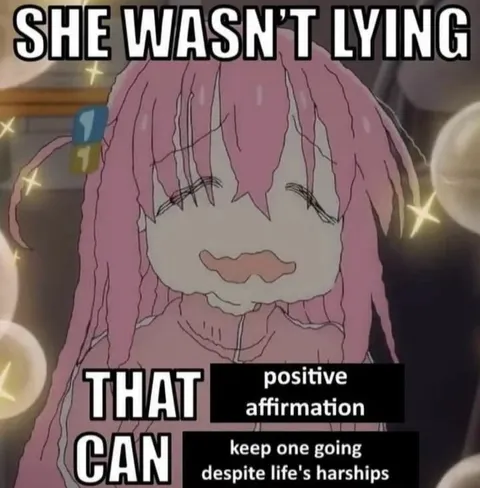 She Wasn't Lying Positive Affirmation
