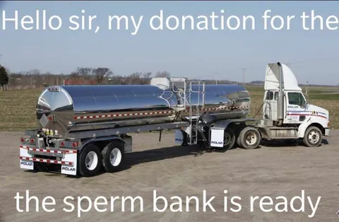 Sperm Bank Donation Truck