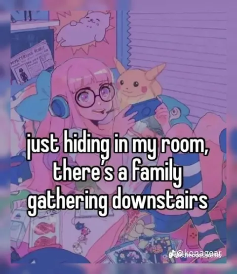 Hiding From the Family Gathering