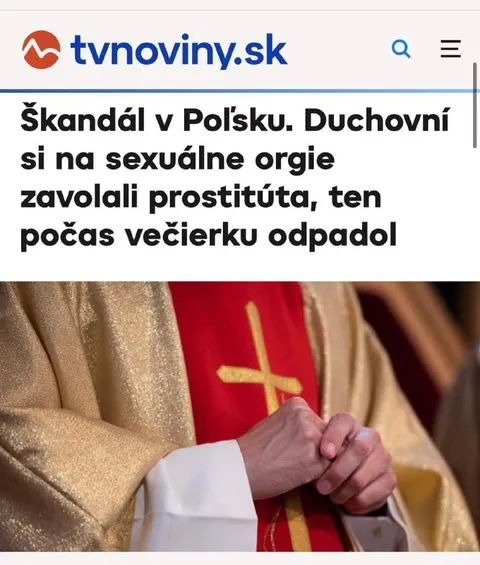 Duchovný si zavolal prostitúta