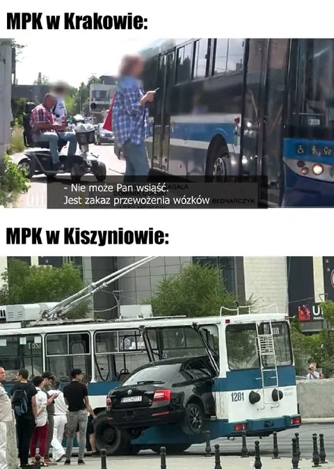 MPK w Krakowie i Kiszyniowie