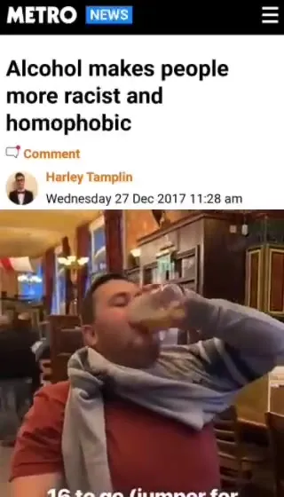Alcohol Turns Him Into Scarface