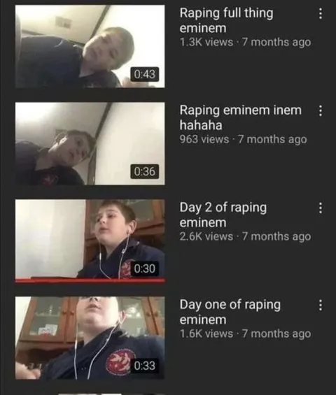 Day 2 of raping eminem