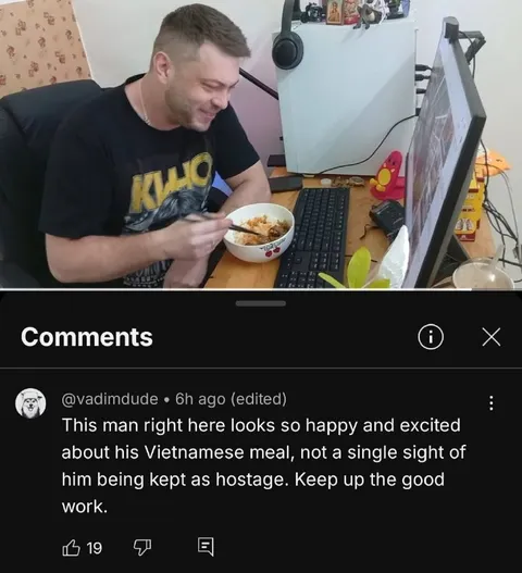 Happy Vietnamese Meal Comment