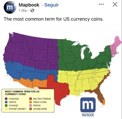 Most Common Coin Terms by State