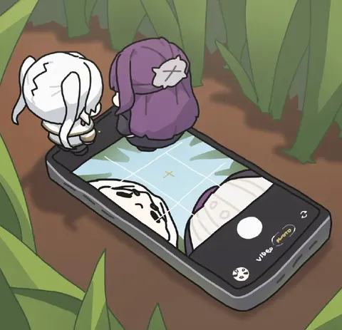 Tiny Crewmates on a Phone