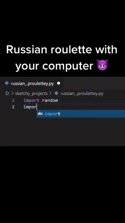 Russian Roulette With Your Computer