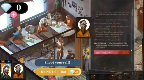 Shoot Yourself Disco Elysium Choice