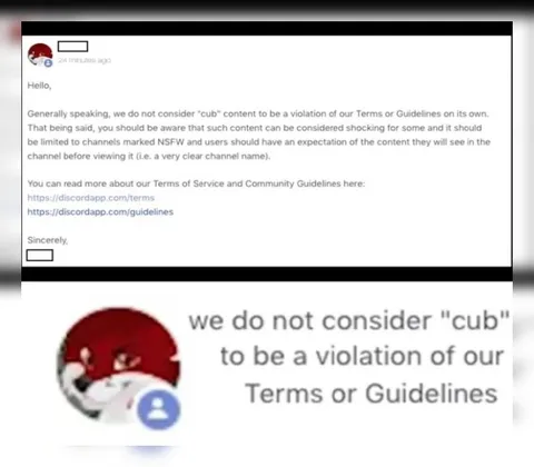 Discord Allows Cub Content