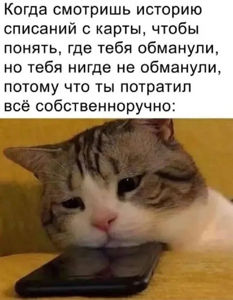 Когда сам потратил все деньги