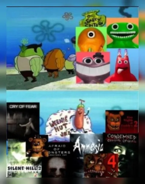 Cute Cartoon Horror Game Collection