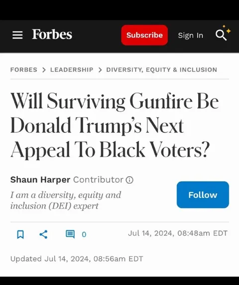 Trump’s Appeal to Black Voters