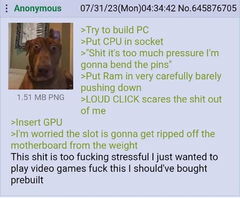 Building a PC Is Too Stressful