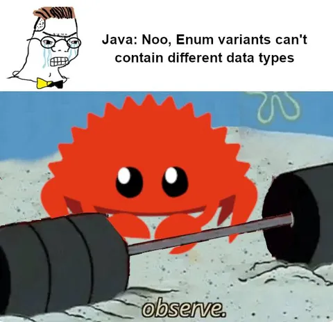 Java Enum Variants Observe