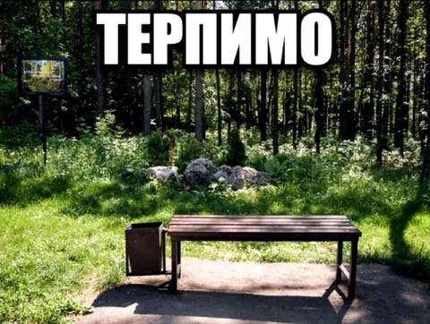 Терпимо на скамейке
