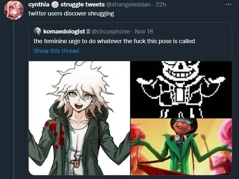 The Feminine Urge to Shrug