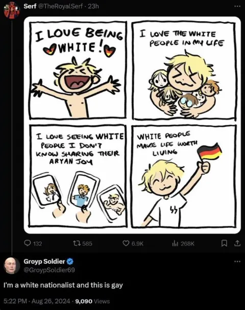 White Nationalist Finds It Gay