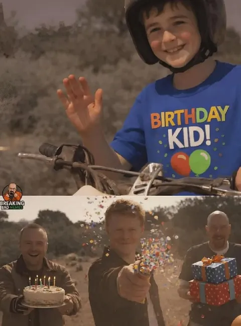 Birthday Kid Gets a Breaking Bad Party