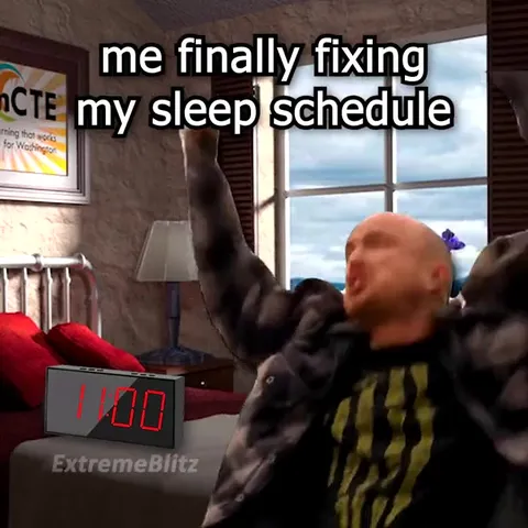 Fixing My Sleep Schedule