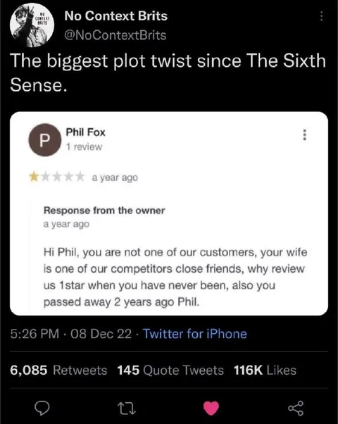 The Biggest Plot Twist Ever