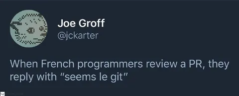 French Programmers Review a PR