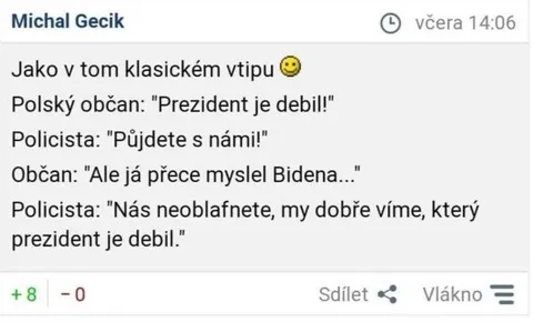 Prezident je debil