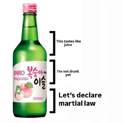 Peach Soju Martial Law