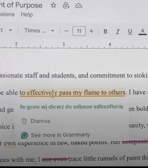 Grammarly Writes Gibberish
