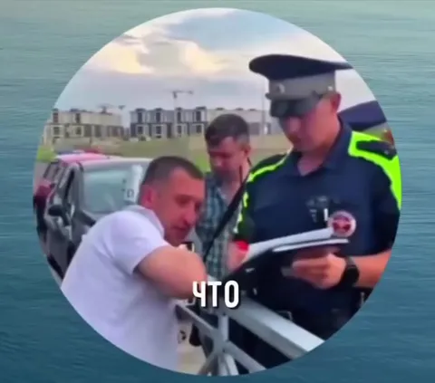 Пьяный водитель уважает инспектора
