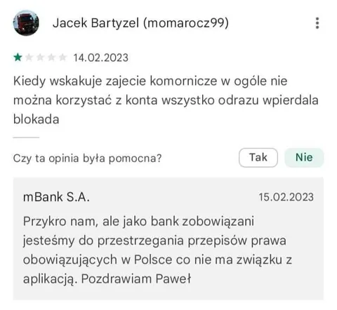 Bankowa blokada komornicza