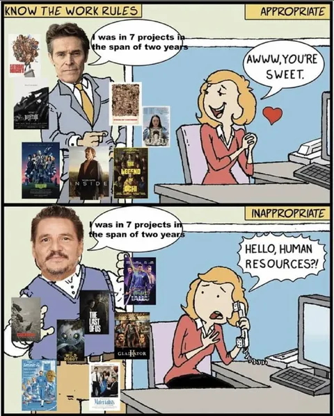 Pedro Pascal Seven Projects Reaction