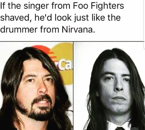 Dave Grohl Looks Like Himself