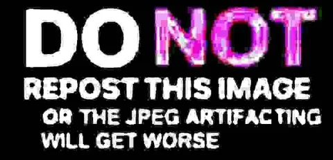 Do Not Repost JPEG Artifacting Meme