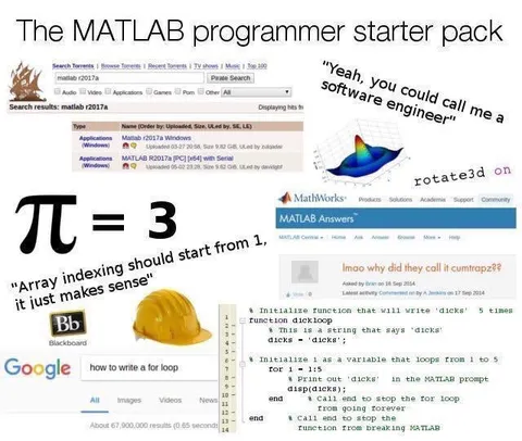 MATLAB Programmer Starter Pack