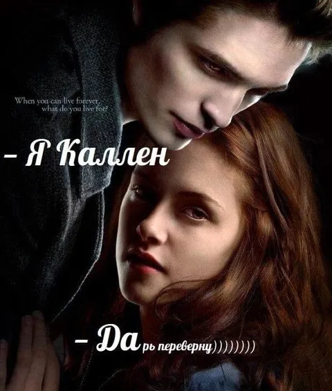 Я Каллен и переверну