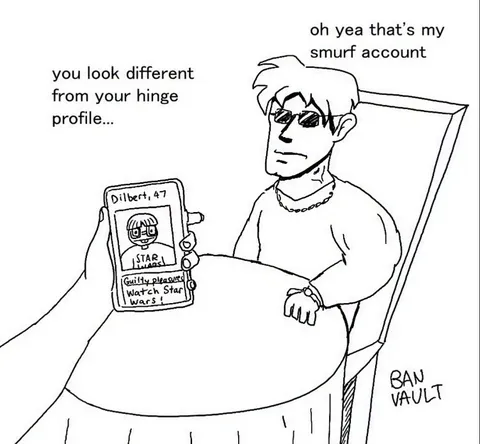 Different Hinge Smurf Account