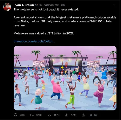The Metaverse Never Existed