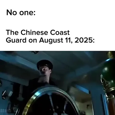 Chinese Coast Guard Goes Full Speed