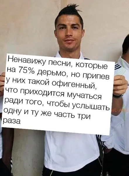 Ненавижу песни на 75 процентов