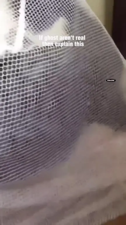 Ghost Walks Into the Camera