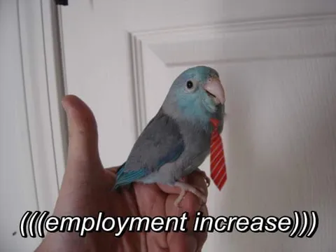 Employment Increase Bird
