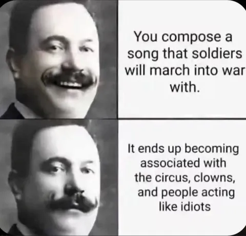 The War March Becomes Circus Music