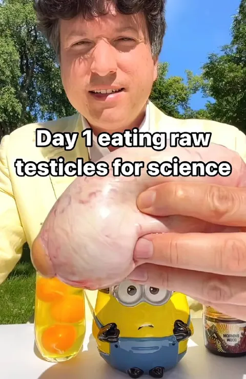 Eating Raw Testicles for Science