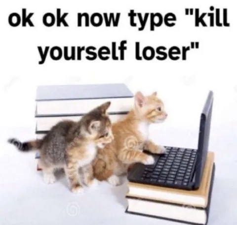 Cats Typing a Threat