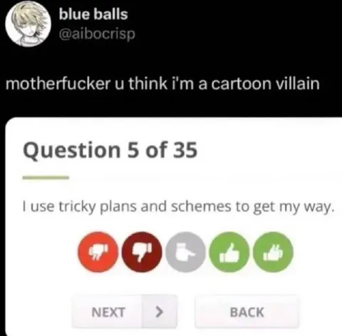 Cartoon Villain Personality Quiz