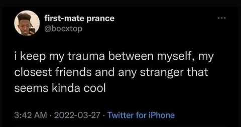 Trauma Shared With Cool Strangers