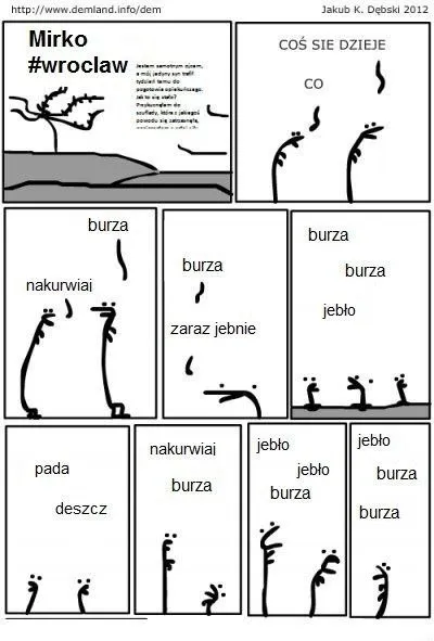 Coś się dzieje, burza